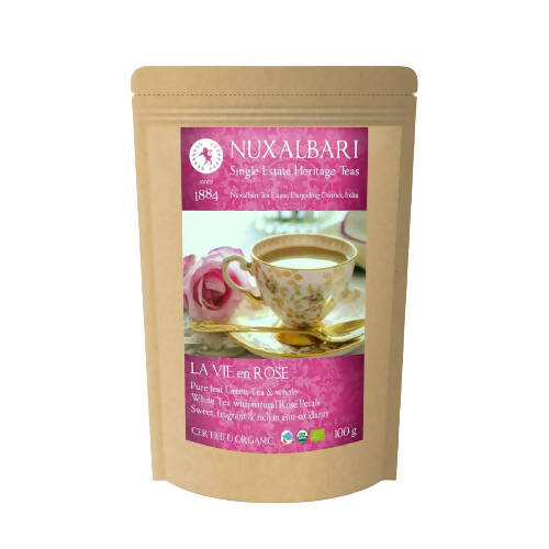 Nuxalbari Organic La Vie en Rose Tea | Grocsy