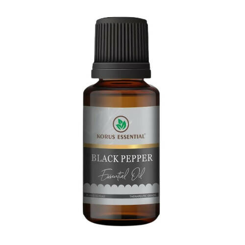 Korus Essential Black Pepper Essential Oil - Therapeutic Grade | Grocsy
