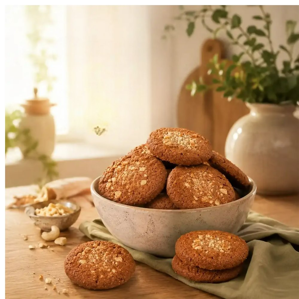 Frissly Organics Cashew Palm Candy Cookies | Grocsy