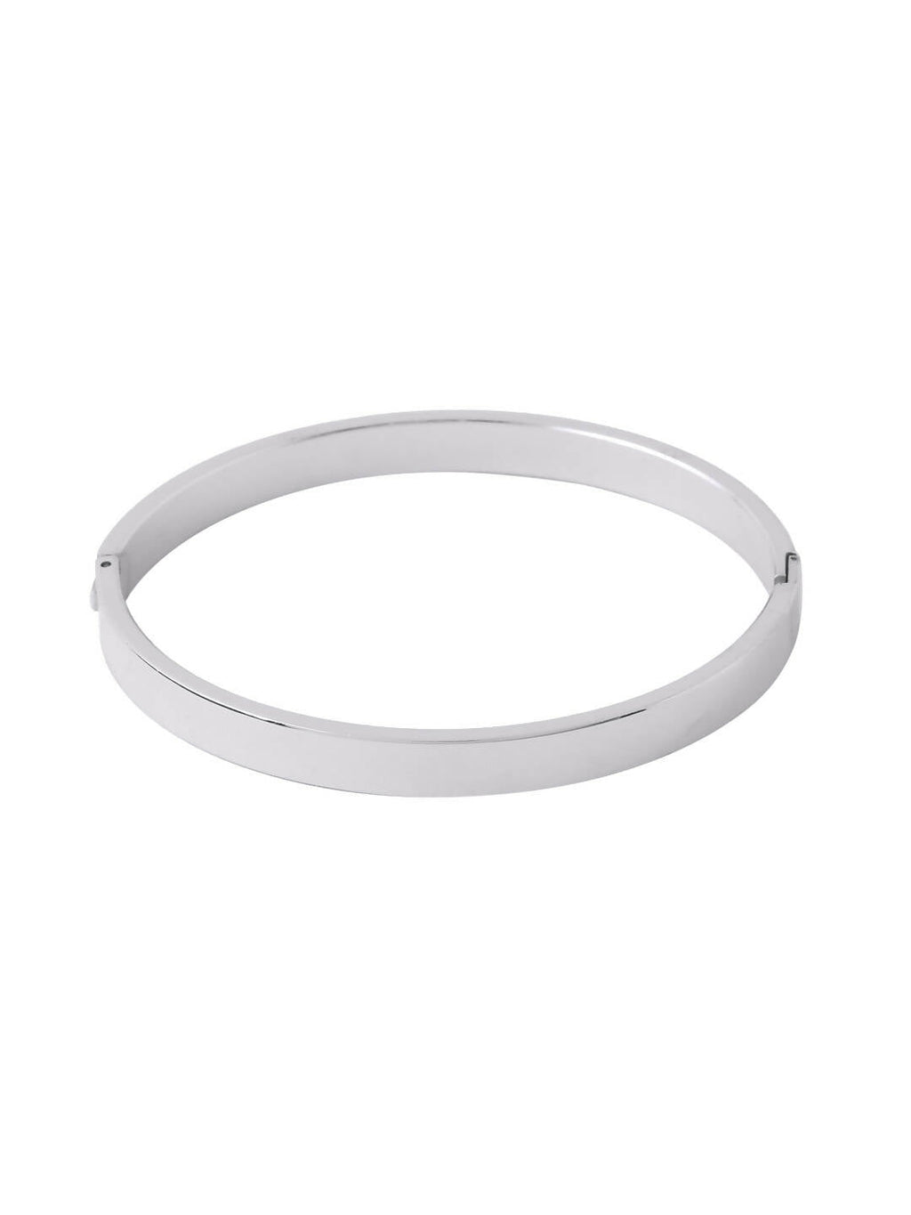 NVR Men's Silver Metal Interlock Kada Bracelet | Grocsy
