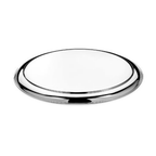 Vinod Stainless Steel Rajbhog Plate, Lunch & Dinner Plate - 28.5 cm | Grocsy