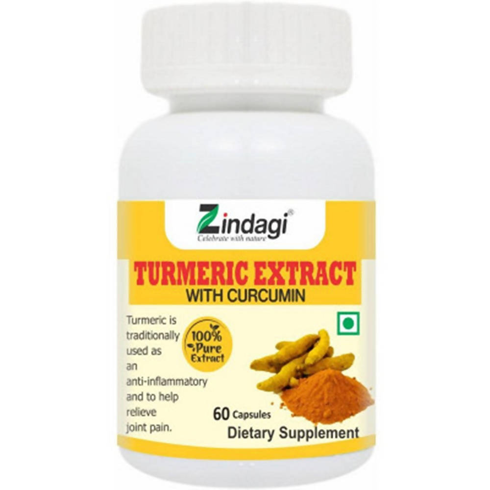 Zindagi Turmeric Extract With Curcumin Capsules - Limited Time Offer - Altcheeni