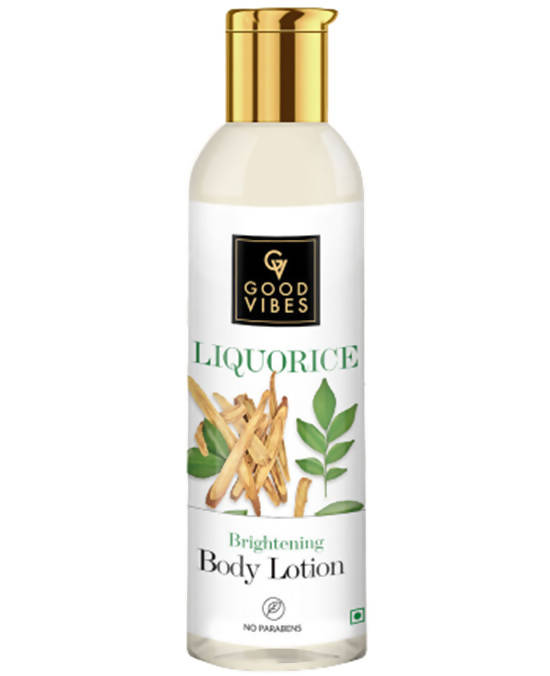 Good Vibes Liquorice Brightening Body Lotion | Grocsy
