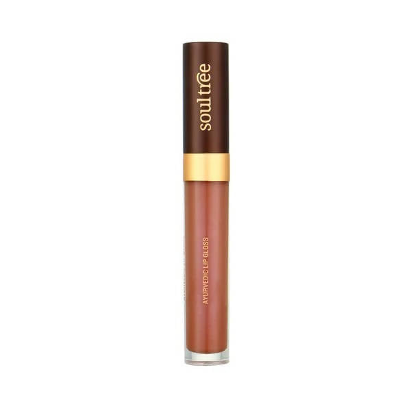 Soultree Ayurvedic Lip Gloss - Coral Pink | Grocsy