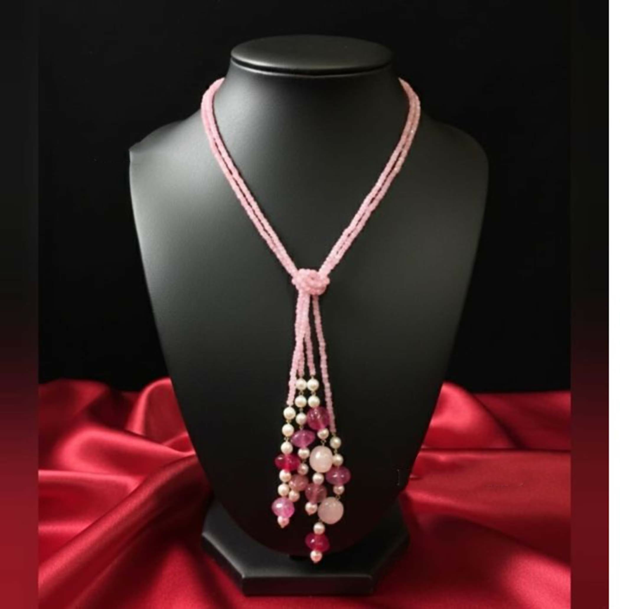 Joban Fashion Women Peach Lace Agate Pendant | Grocsy