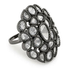 Kundan Over sized Ring- Ruby Raang | Grocsy