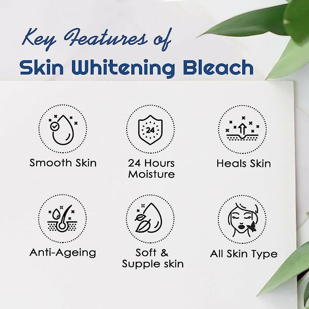 NutriGlow Advanced Organics Cream Bleach Kit | Grocsy