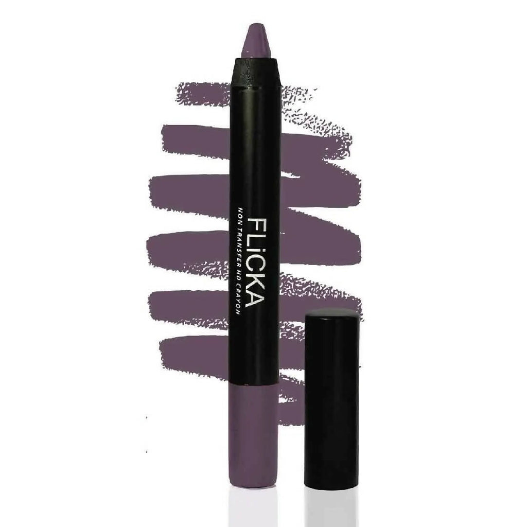 FLiCKA Lasting Lipsence Crayon Lipstick 05 Day Dreaming - Dark Purple | Grocsy