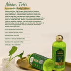 Vedic Valley Neem Tulsi Body Lotion for Women & Men | Grocsy