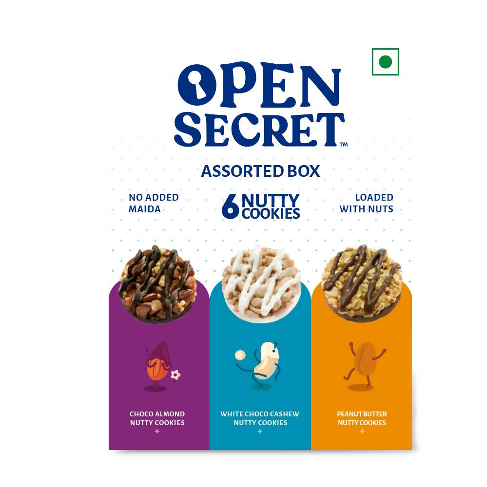 Open Secret Assorted Nutty Cookies | Grocsy