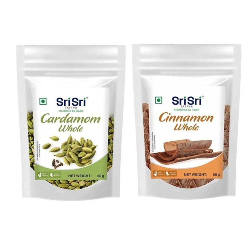 Sri Sri Tattva Cardamom & Cinnamon Combo | Grocsy
