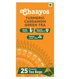 Chaayos Turmeric Cardamom Green Tea | Grocsy