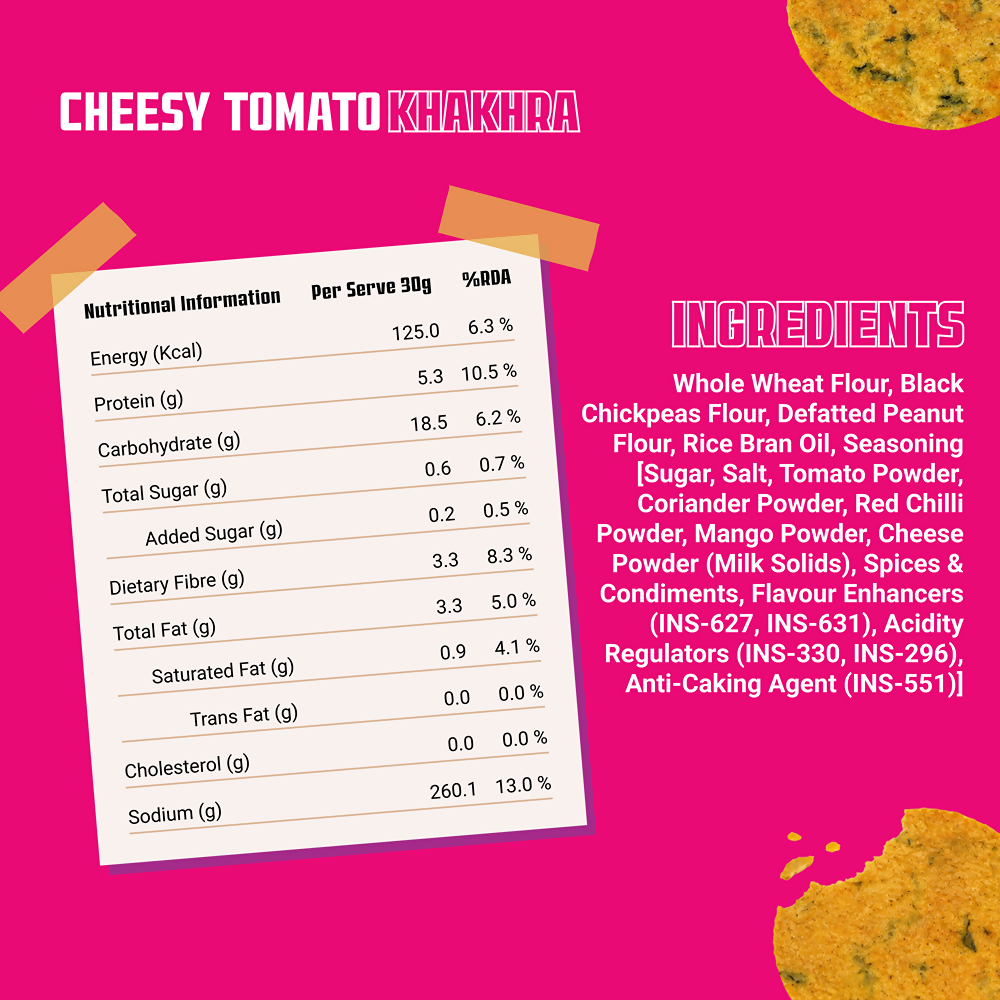 Knacks Coin Khakhra Crisps - Cheesy Tomato Flavour | Grocsy