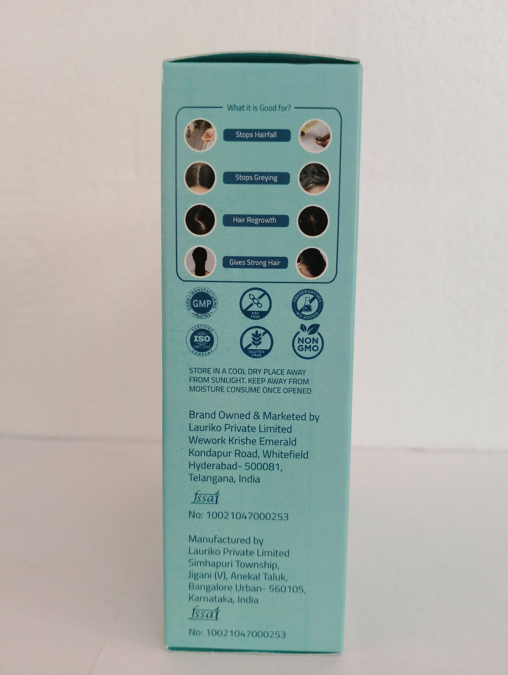 Laurik Skin Care Shots Supplement Powder For Men | Reduce Acne/Pimples, Acne Pore Size -Vanilla | Grocsy