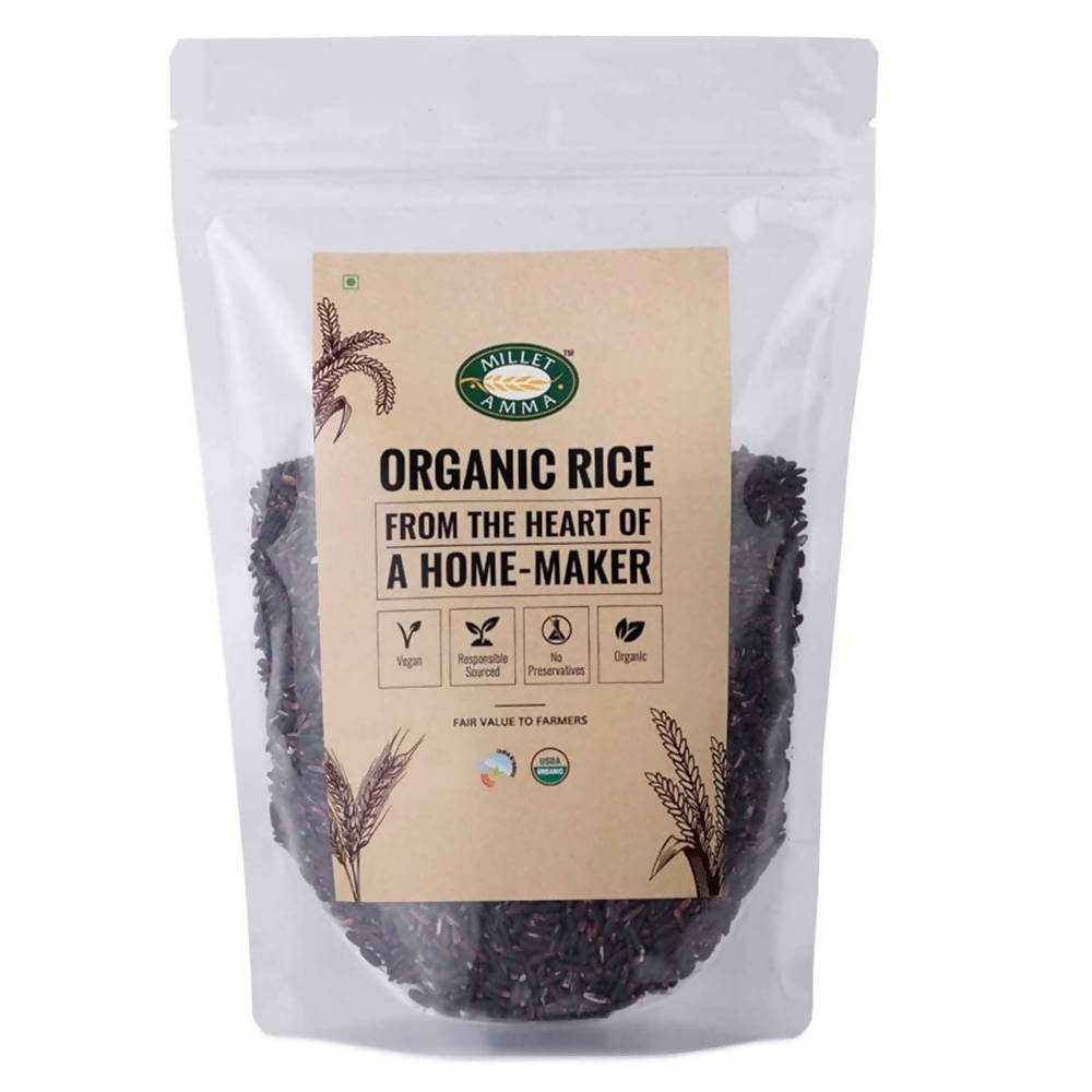 Millet Amma Organic Black Rice | Grocsy