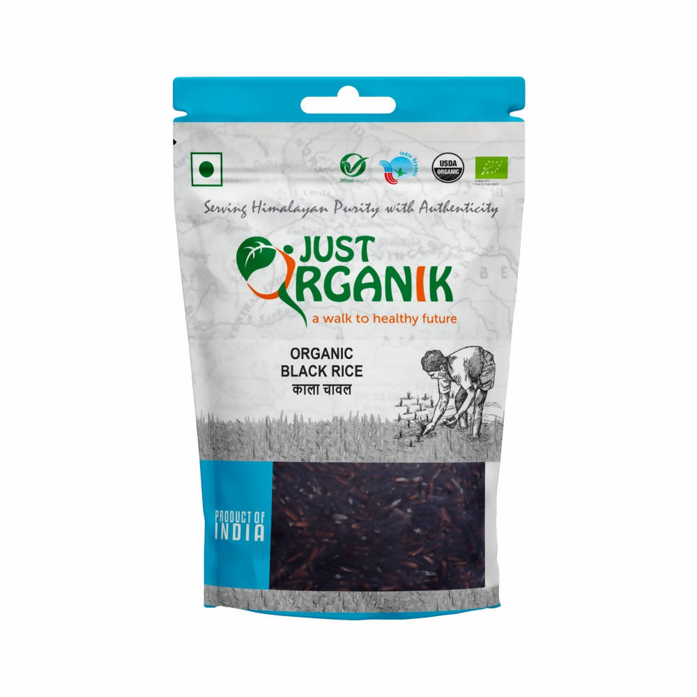 Just Organik Black Rice (Kala Chawal) | Grocsy
