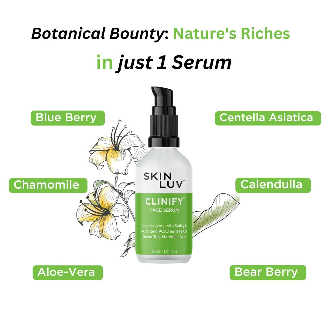 SkinLuv Clinify Anti Acne Serum with Salicylic Acid | Grocsy