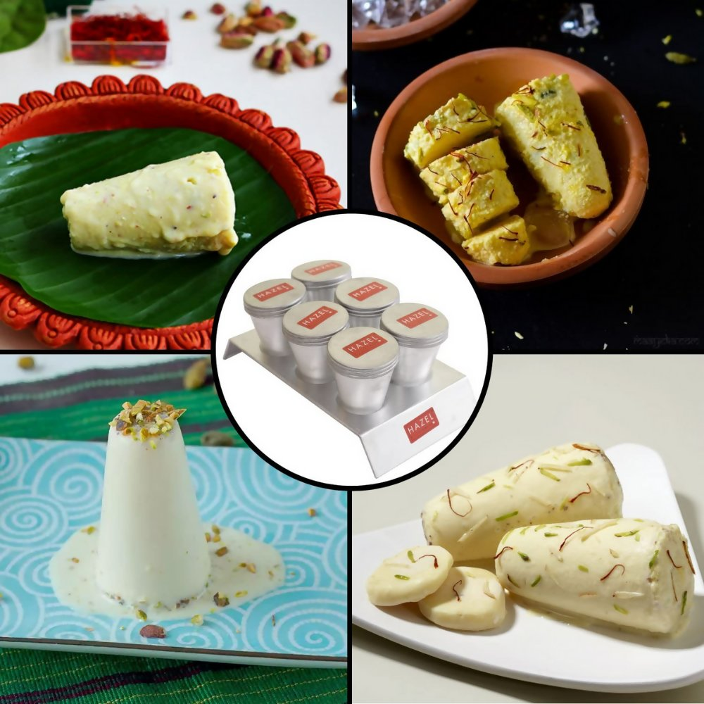 Hazel Kulfi Moulds Set Aluminium | Grocsy