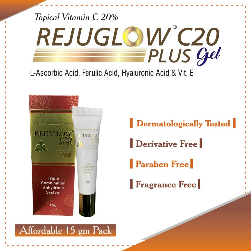 Rejuglow C 20 Plus Gel Enriched With Vitamin E | Grocsy