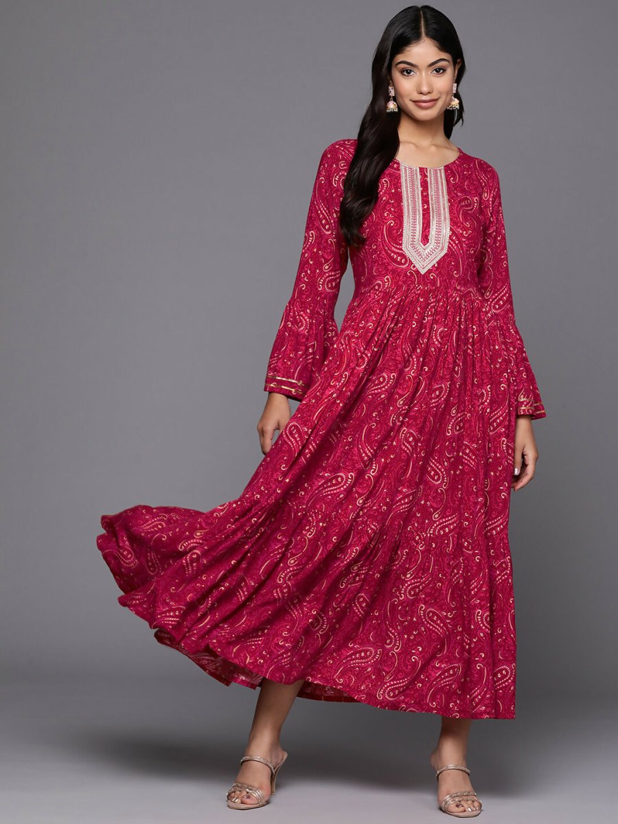 Ahalyaa Women's Traditional wear Lehnga Choli - Red | Grocsy