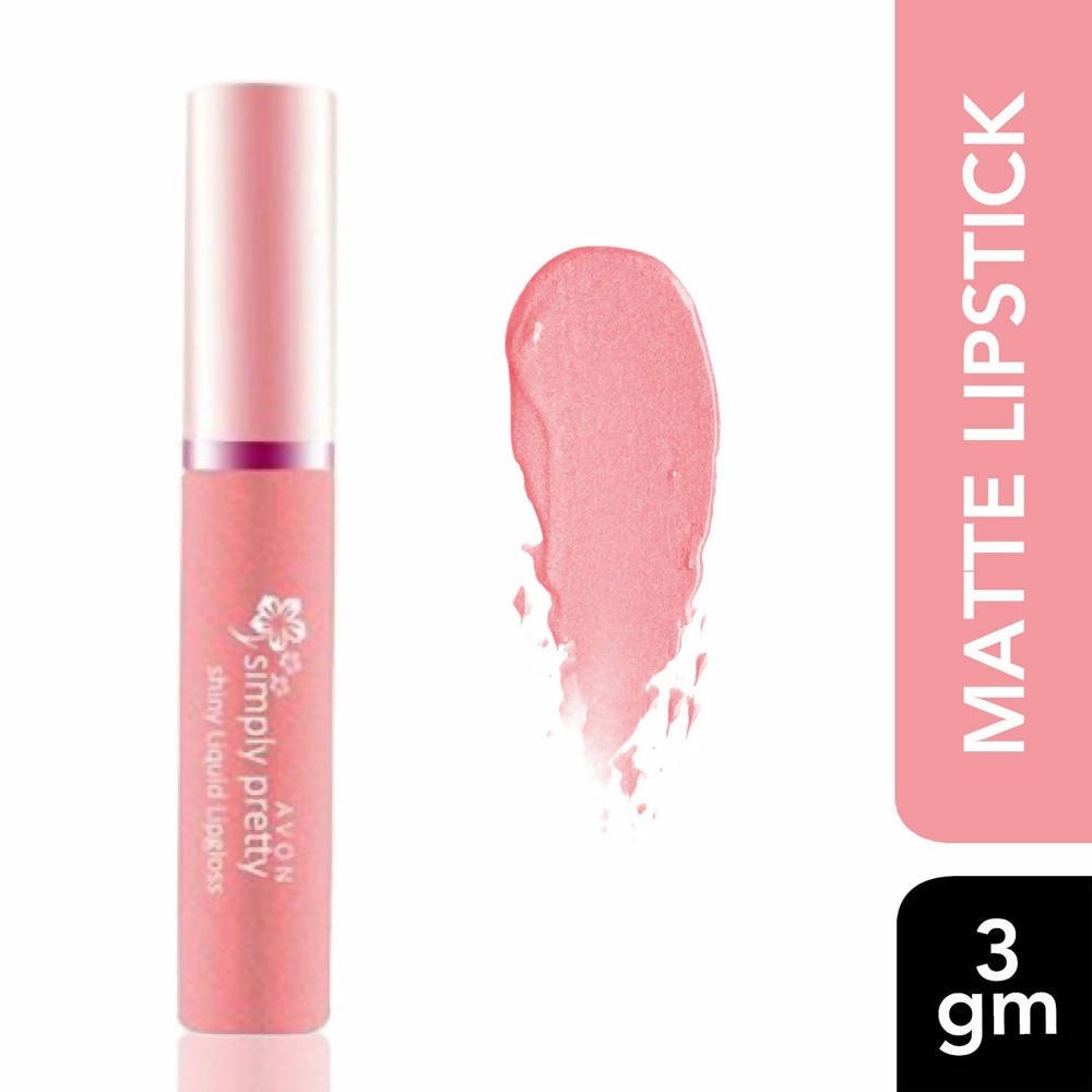 Avon Simply Pretty Shiny Liquid Lipgloss - Pink Sparkles | Grocsy