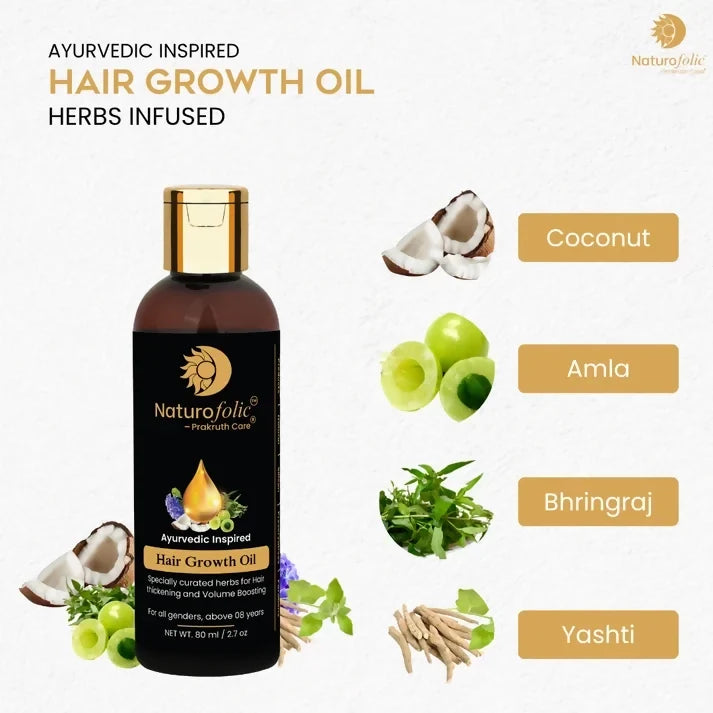 Prakruth Care Ayurvedic Inspired Hair Growth Oil | Grocsy