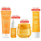 Dot & Key Vitamin C + E CSMS (Cleanser, Serum, Moisturizer, Sunscreen) Routine Combo | Grocsy