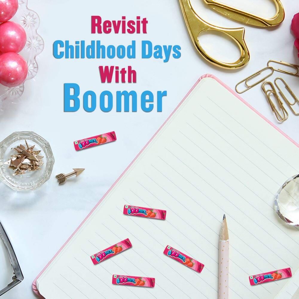Wrigley's Boomer Multipack - Strawberry | Grocsy
