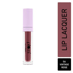 Plum Glassy Glaze Lip Lacquer 3-in-1 Lipstick + Lip Balm + Gloss 06 Vintage Rose | Grocsy