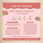 Nat Habit Five Oil Hibiscus Navdha Shampoo | Grocsy