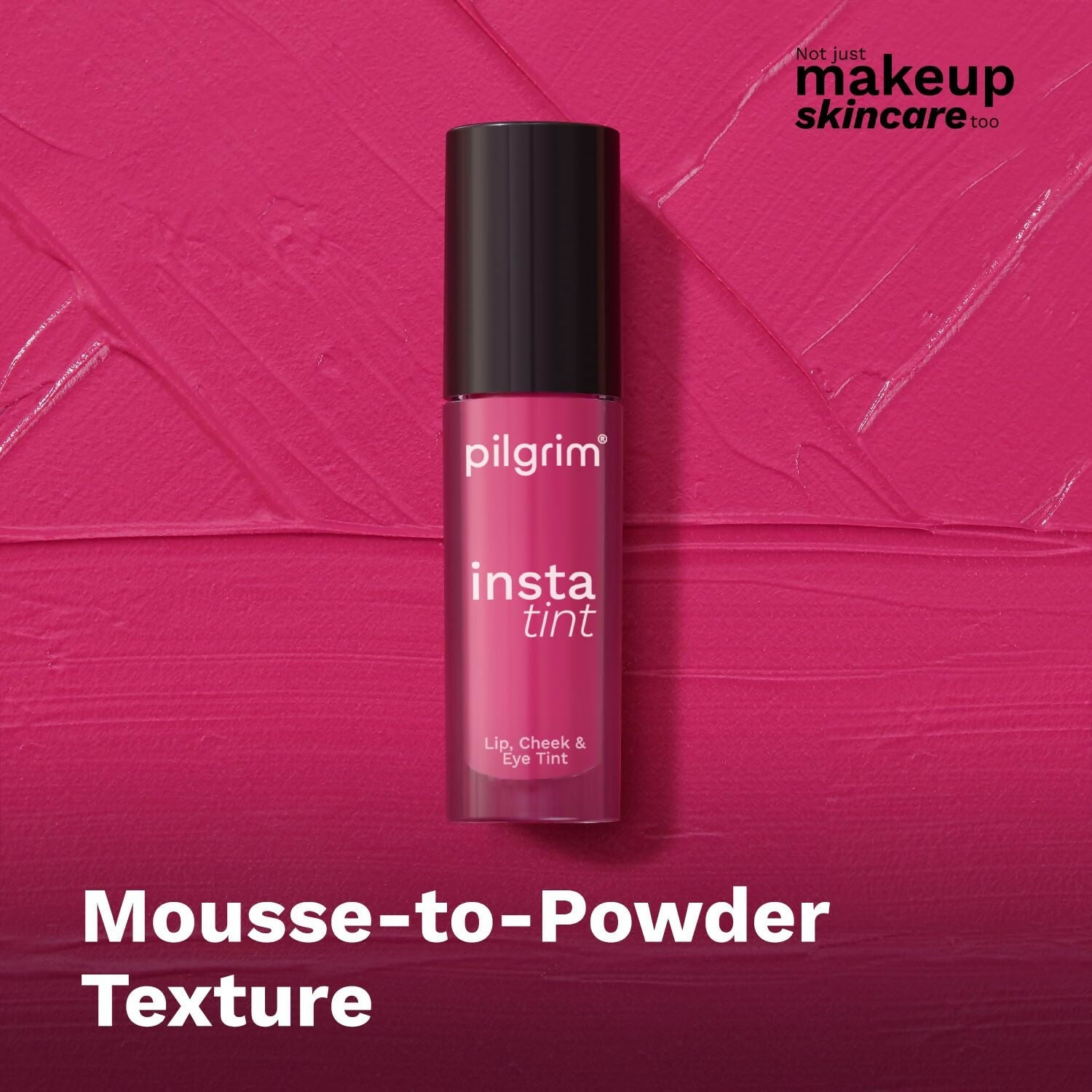 Pilgrim 3 In 1 Lip, Cheek And Eye Tint With Goodness Of Spanish - Pink Filter - 01 | Grocsy
