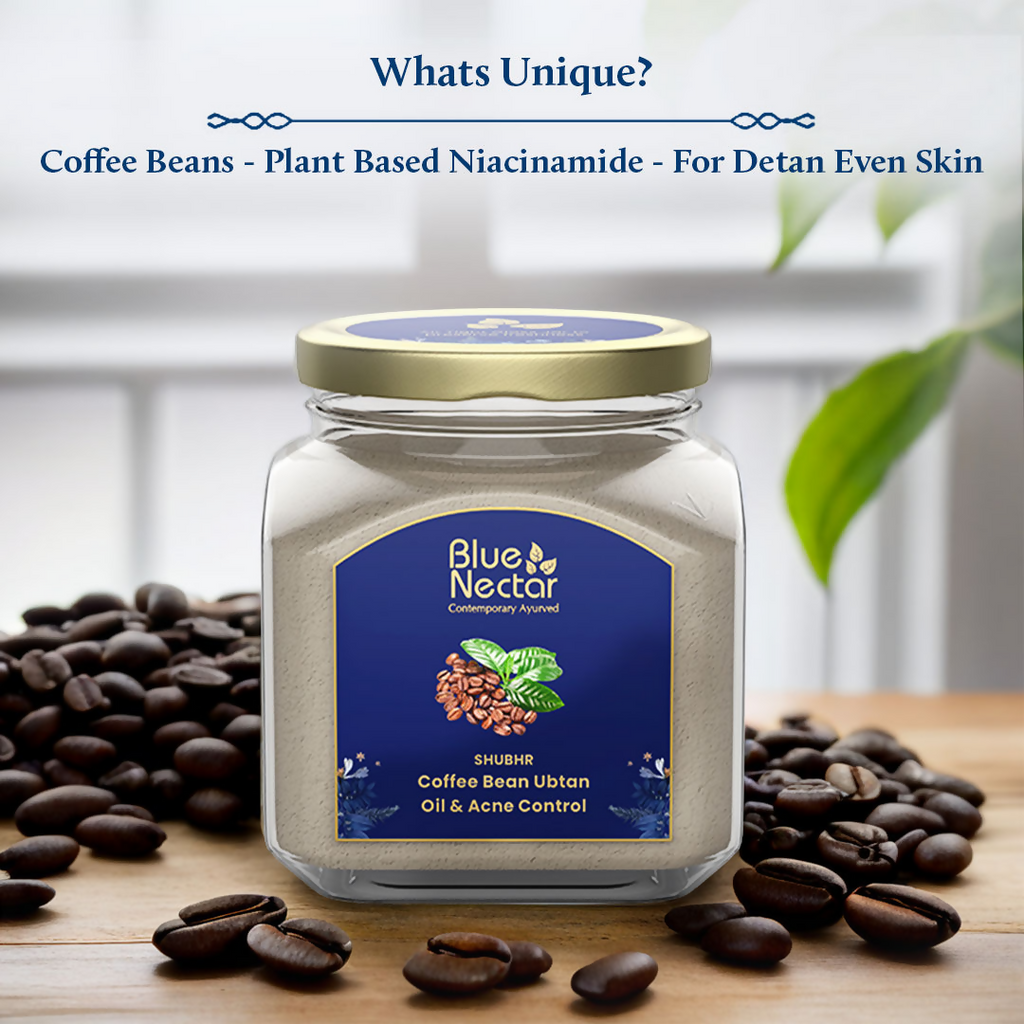 Blue Nectar Coffee Bean Ubtan Face Pack | Grocsy