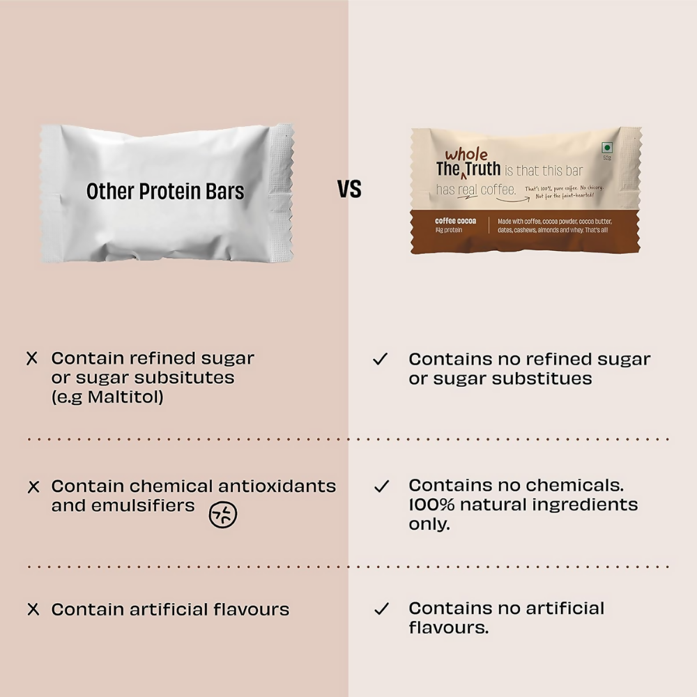 The Whole Truth Protein Bars - Coffee Cocoa | Grocsy