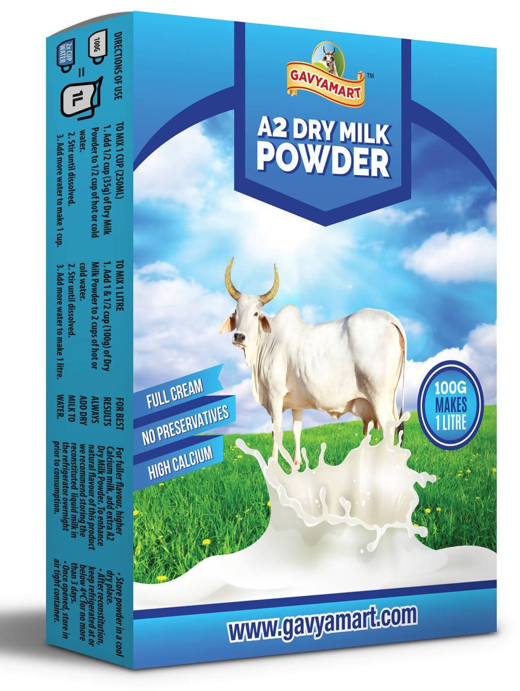 Gavyamart A2 Dry Milk Powder | Grocsy