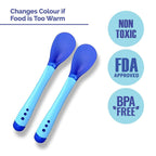 LuvLap Tiny Love Heat Sensitive Baby Feeding Spoons Set | Grocsy
