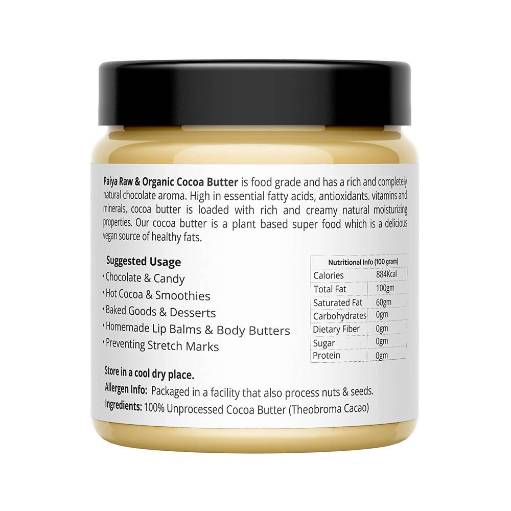 Paiya organics Cocoa Butter | Grocsy