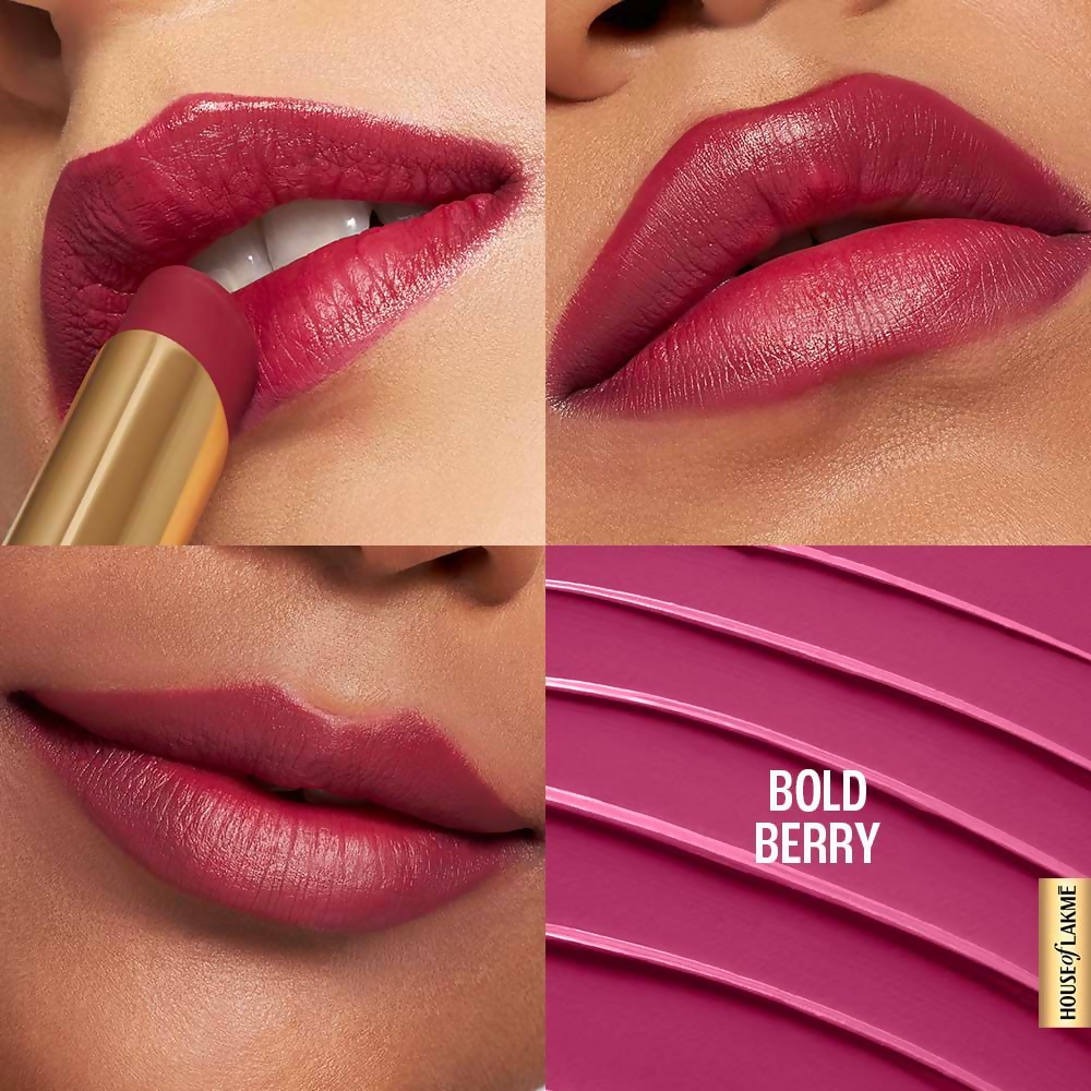 Lakme 9to5 Hya Matte Lipstick - Bold Berry | Grocsy