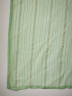 Sea Green Georgette Handwork Unstitched Dress Material - Hanika | Grocsy