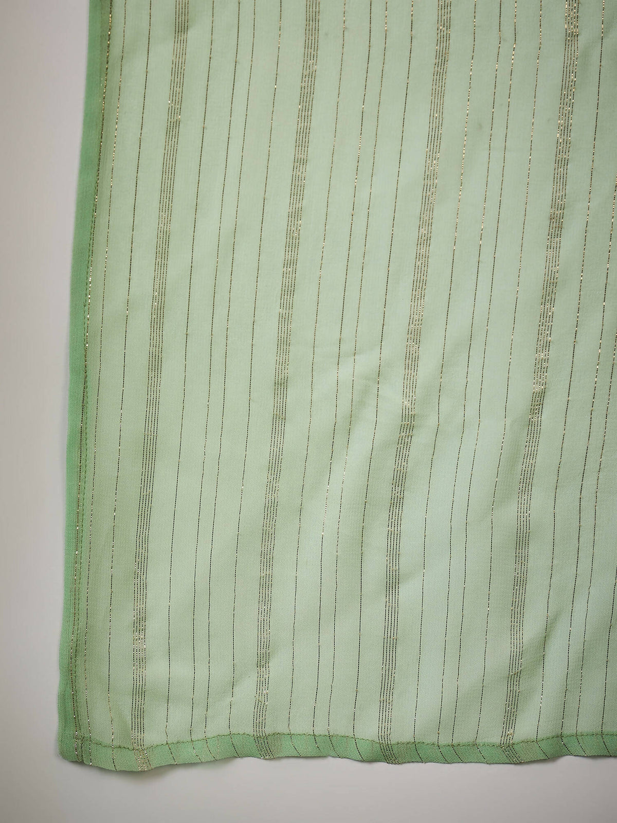 Sea Green Georgette Handwork Unstitched Dress Material - Hanika | Grocsy