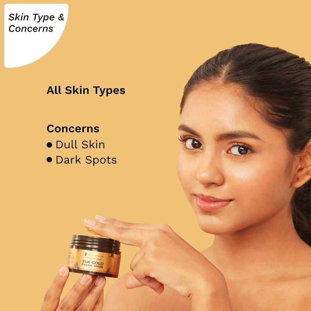 Pilgrim 24k Gold Face Mask For Glowing Skin | Grocsy