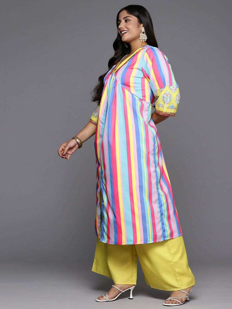 Ahalyaa Women's Traditional wear Kurta Set - Multi | Grocsy