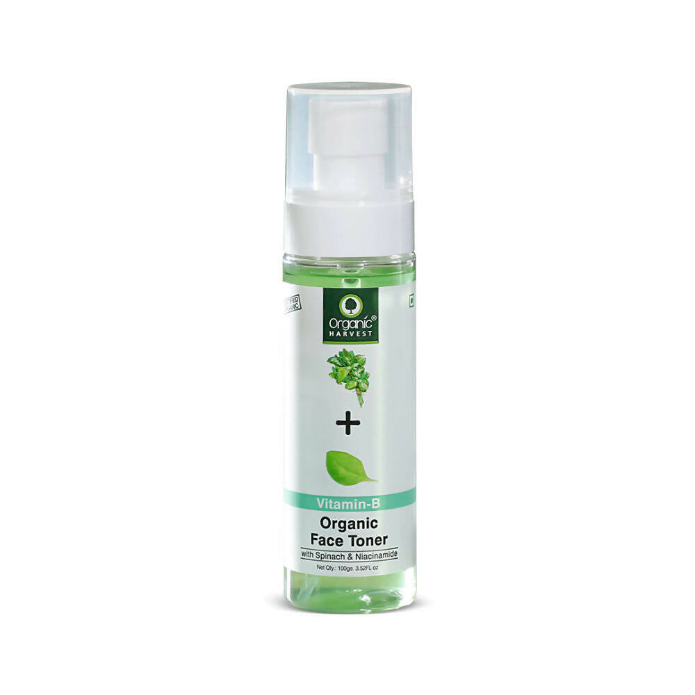 Organic Harvest Vitamin B Organic Face Toner with Spinach & Niacinamide | Grocsy