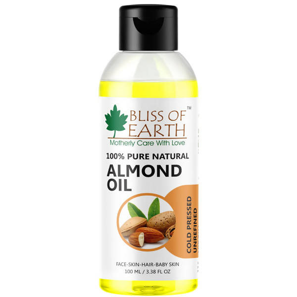 Bliss of Earth 100% Pure Natural Almond Oil | Grocsy