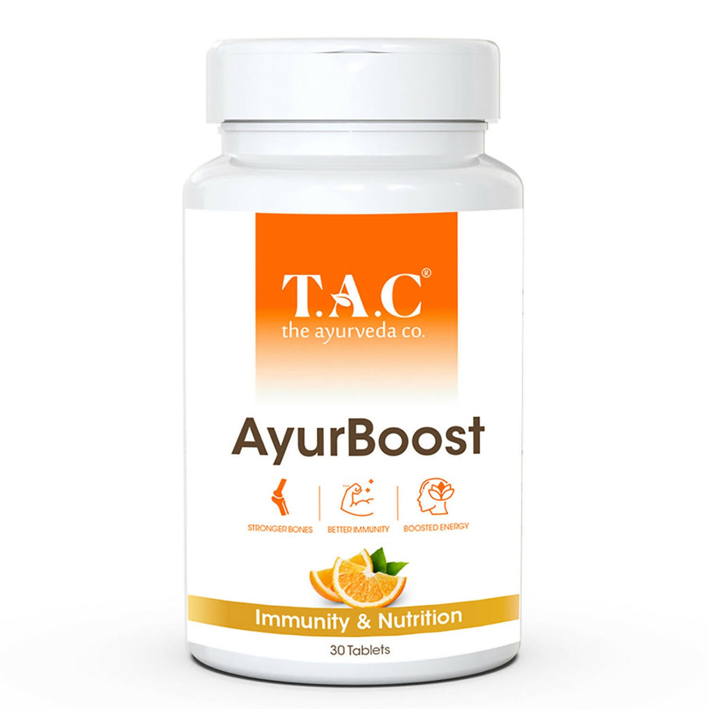 TAC - The Ayurveda Co. AyurBoost Tablets for Stamina and IM for Women & Men | Grocsy