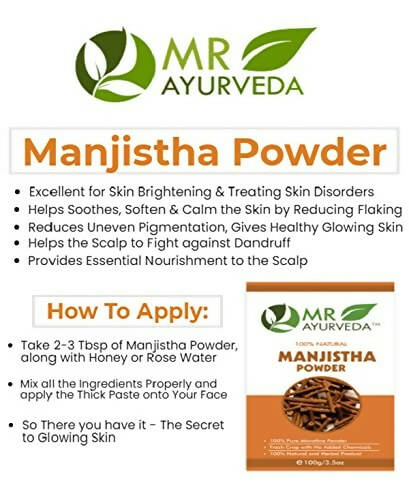 MR Ayurveda Manjistha Powder | Grocsy