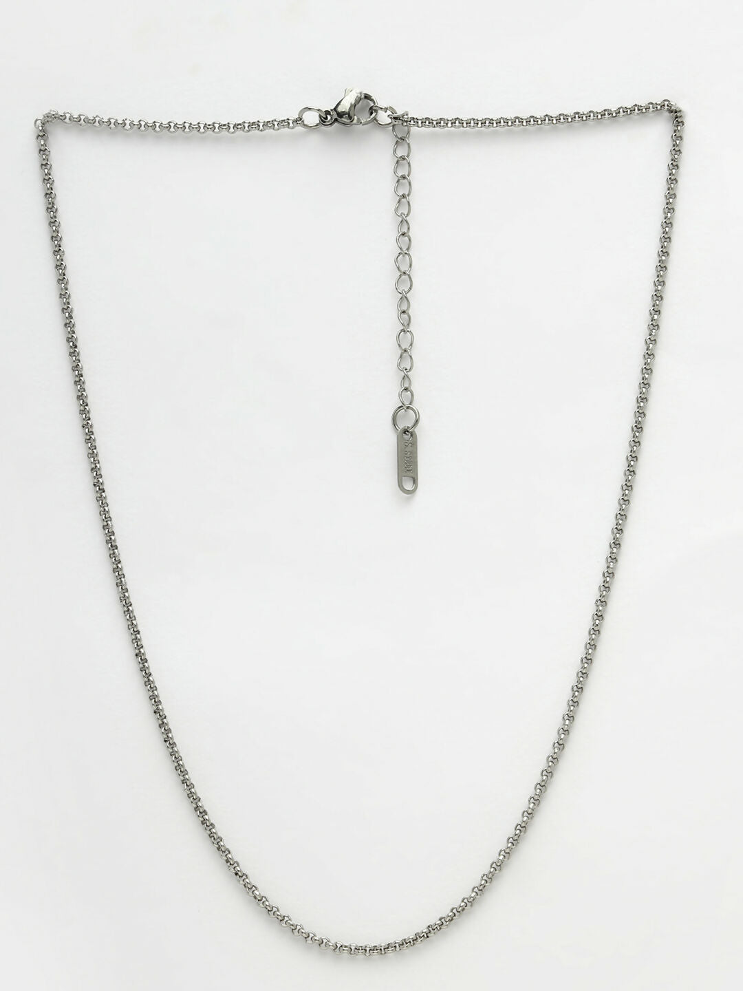 NVR Women German Silver Oxidised Chain | Grocsy