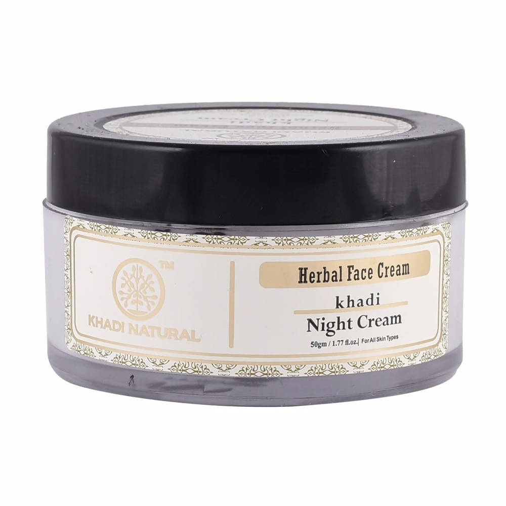 Khadi Natural Night Herbal Face Cream | Grocsy