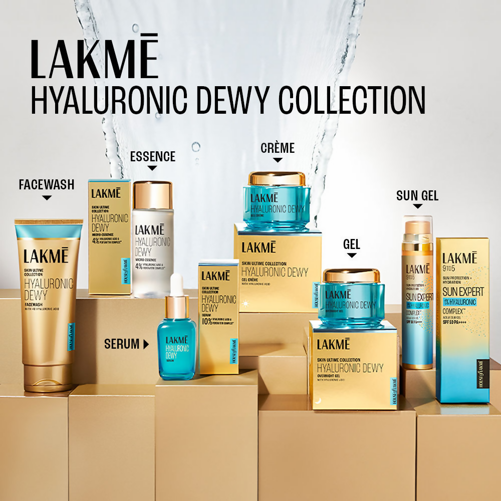 Lakme Hyaluronic Dewy Face Wash Hyadrating with 4D Hyaluronic Acid | Grocsy