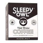 Sleepy Owl Coffee Hazelnut Hot Brew Bags | Grocsy