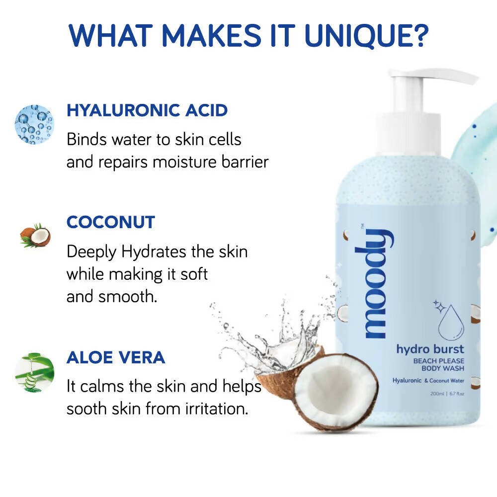 Moody 7D Hydro Burst Bleach Please Body Wash | Grocsy